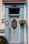 Travel photography:Door of a house in St. John´s, Canada