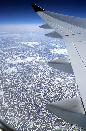 Baffin Island from the air