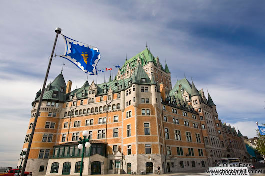 The Château Frontenac castle in Quebec