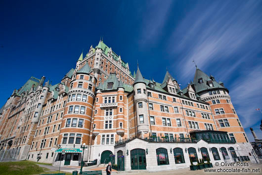 The Château Frontenac castle in Quebec