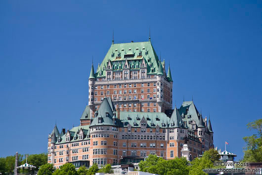 Quebec´s Château Frontenac castle 