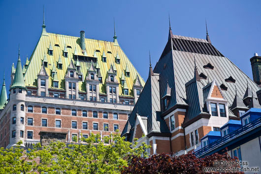 Quebec´s Château Frontenac castle 