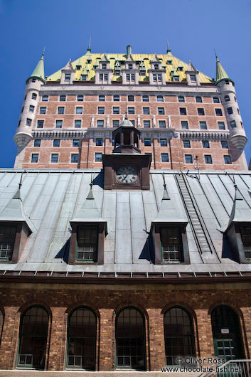 Quebec´s Château Frontenac castle 