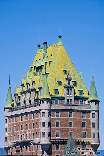 The Château Frontenac castle in Quebec