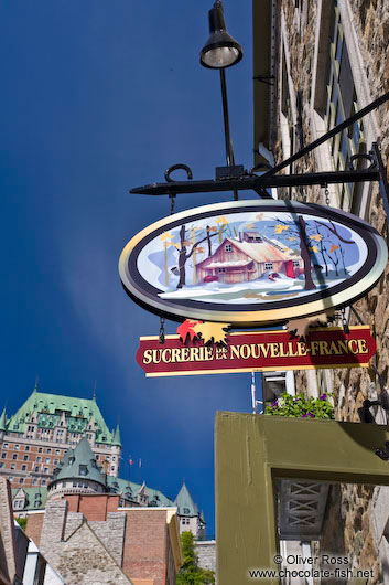 Sugar shop in Quebec´s lower old town (basse ville)