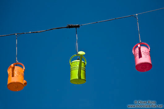 Original street lights in Quebec´s old town