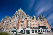 Travel photography:The Château Frontenac castle in Quebec, Canada