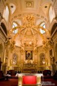 Travel photography:Inside the Basilica Notre Dame cathedral in Quebec City, Canada