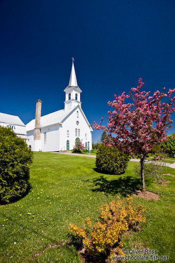 Church in a small town near Quebec´s Mont Tremblant National Park