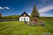 Travel photography:House near Quebec´s Mont Tremblant National Park, Canada