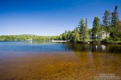 Travel photography:Lake near Quebec´s Mont Tremblant National Park, Canada