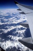Travel photography:The Rocky Mountains from the air, Canada
