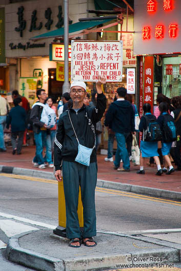 Protester in Hong Kong