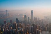 Travel photography:Hong Kong skyline and bay , China