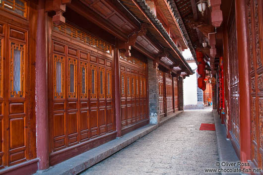 Houses in Lijiang´s old town 