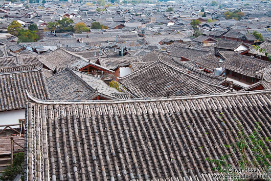 Roofs of Lijiang´s old town