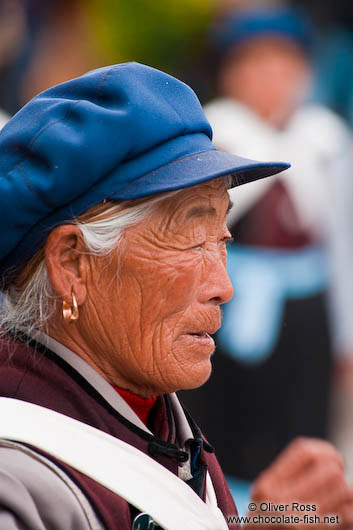 Naxi woman in Lijiang