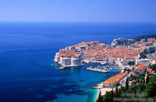 Panoramic view of Dubrovnik