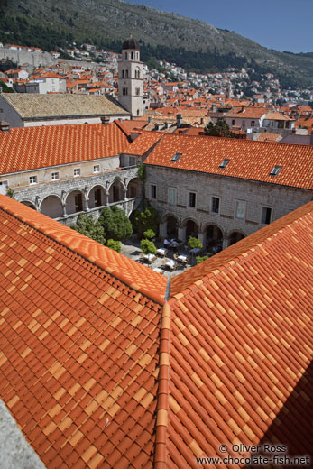 View of Dubrovnik from the city walls