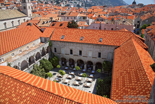Terracotta rooftops in Dubrovnik