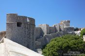 Travel photography:Dubrovnik city walls, Croatia