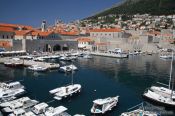 Travel photography:Dubrovnik harbour, Croatia