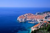 Travel photography:Panoramic view of Dubrovnik, Croatia