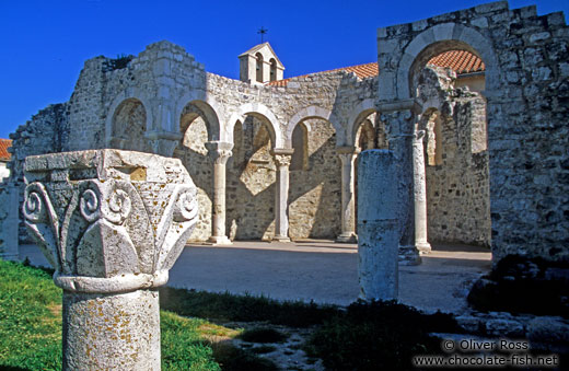 Roman ruins in Rab