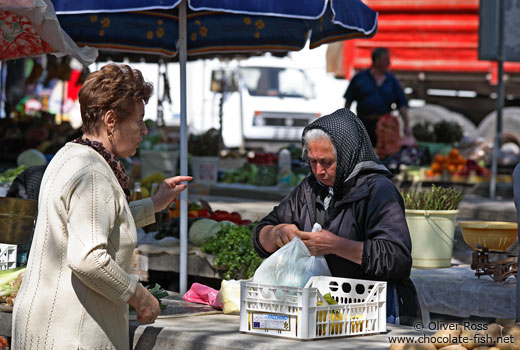 Trogir market