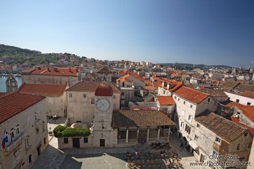 Aerial view of Trogir