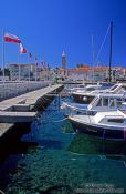 Travel photography:Boat harbour in Rab, Croatia