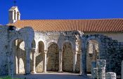 Travel photography:Romans ruins in Rab, Croatia