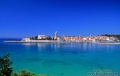 Travel photography:View of Rab from the water, Croatia
