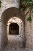 Travel photography:Passage in Trogir, Croatia