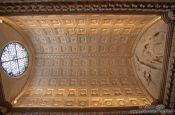 Travel photography:Roof of the Kapela de Sveti Ivana (Chapel of Saint John) inside the Katedrala Sveti Lovrijenac (Saint Lawrence Cathedral) in Trogir, Croatia