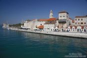 Travel photography:View of Trogir from across the river, Croatia