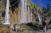 Travel photography:Waterfalls in Plitvice (Plitvicka) National Park, Croatia