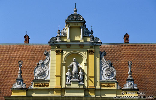 Facade near Zagreb Cathedral