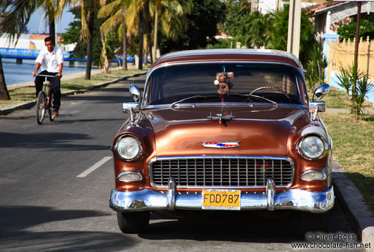 A 1955 Chevrolet in Cienfuegos