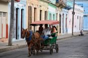 Travel photography:Cienfuegos horse cart, Cuba