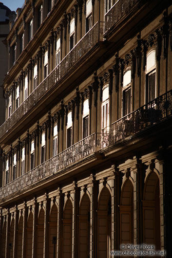 Havana facade in the evening light