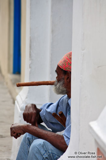 Smoking a Havana