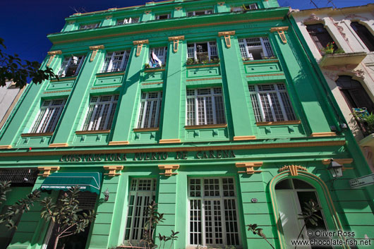 Green house in Havana Vieja