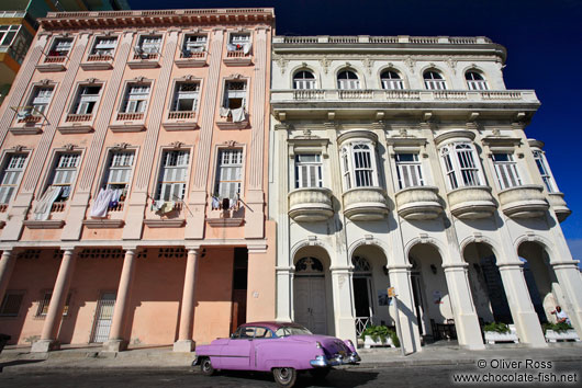 Houses along the Prado