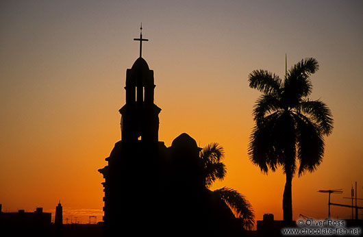 Sunset over Havana Vieja