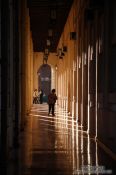 Travel photography:Havana arcades in evening light, Cuba