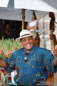 Travel photography:Singer in Havana Vieja, Cuba