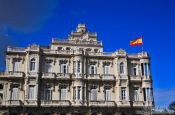 Travel photography:Building of the Spanish embassy in Havana, Cuba