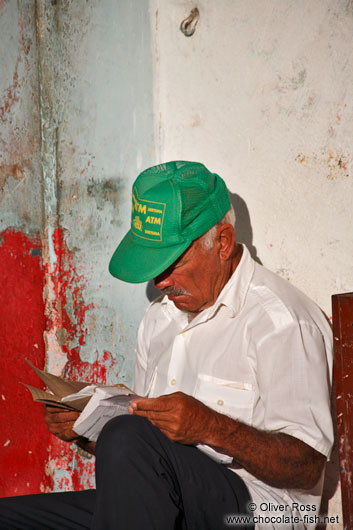 Trinidad man reading