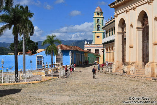 The Plaza Mayor (main square) in Trinidad